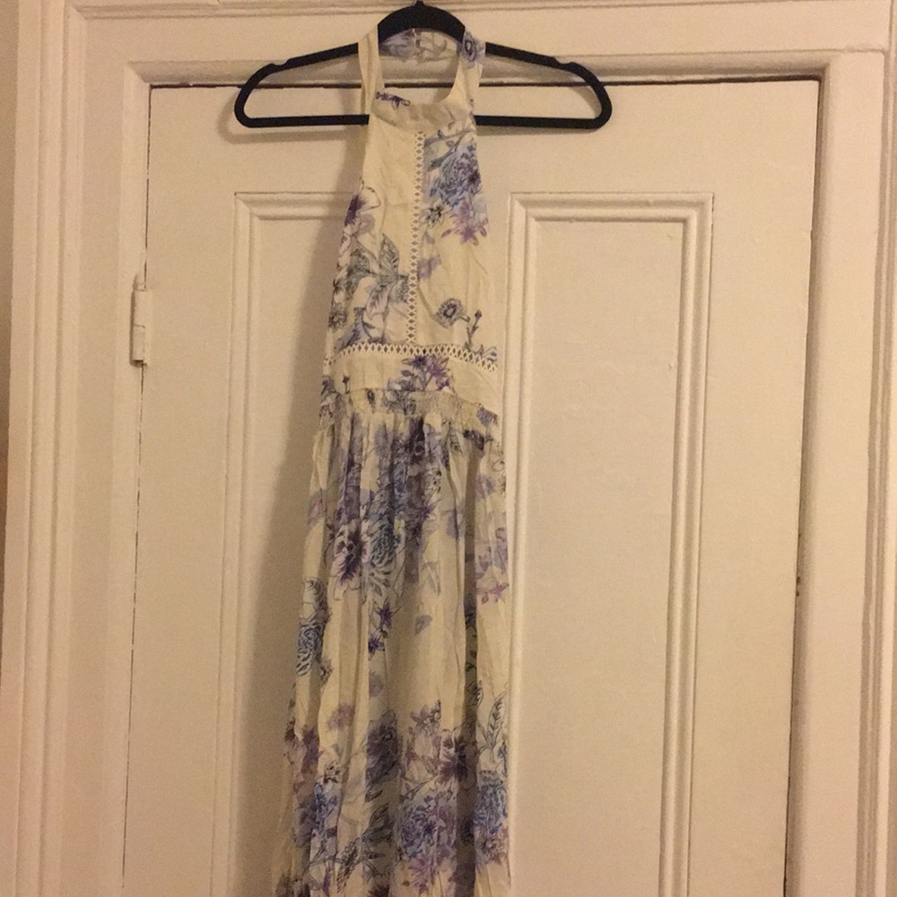 Gorgeous Spring Floral Maxi with Tie Back